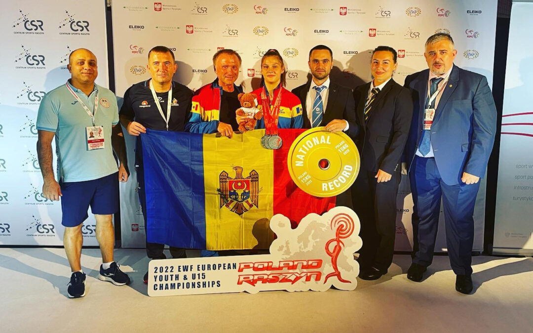 Halterofila Alexandrina Ciubotaru a devenit vicecampioană europeană Under 17